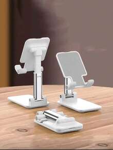 1pc Multi-Function Phone Holder, Foldable Slouchy Bedside TV Tablet Live Streaming Stand Bracket - Multicolor - View 11