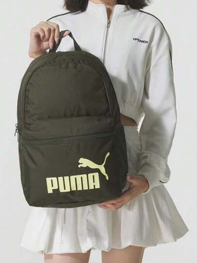 Puma حقيبة ظهر بوما للجنسين، كاجوال، رياضية، بسعة كبيرة، بسحاب، مطبوعة بحروف، 091164-21