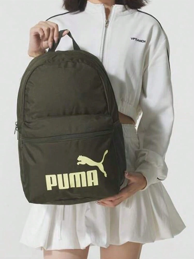 Balo thể thao du lịch thường ngày Puma Unisex có khóa kéo dung tích lớn in chữ 091164-21 - Màu xanh đậm - Xem 1
