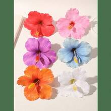 Random Color2pcs Hawaiian Flower Hair Clips Women Plumeria Hibiscus Flower Hair Clips Fashion Artificial Flower Hair Clips, Summer Holiday Beach Party Hair Accessories, Bohemian Style Fabric Hair Clips Set, Elegant Women Hair Clips, Summer Women Hair Accessories, Good For Girls Gifts, Valentine's Day Gift Value Set ,Flat Claw Clip, Hair Slide, Hair Claws, School Stuff - 隨機顏色 - 查看 10