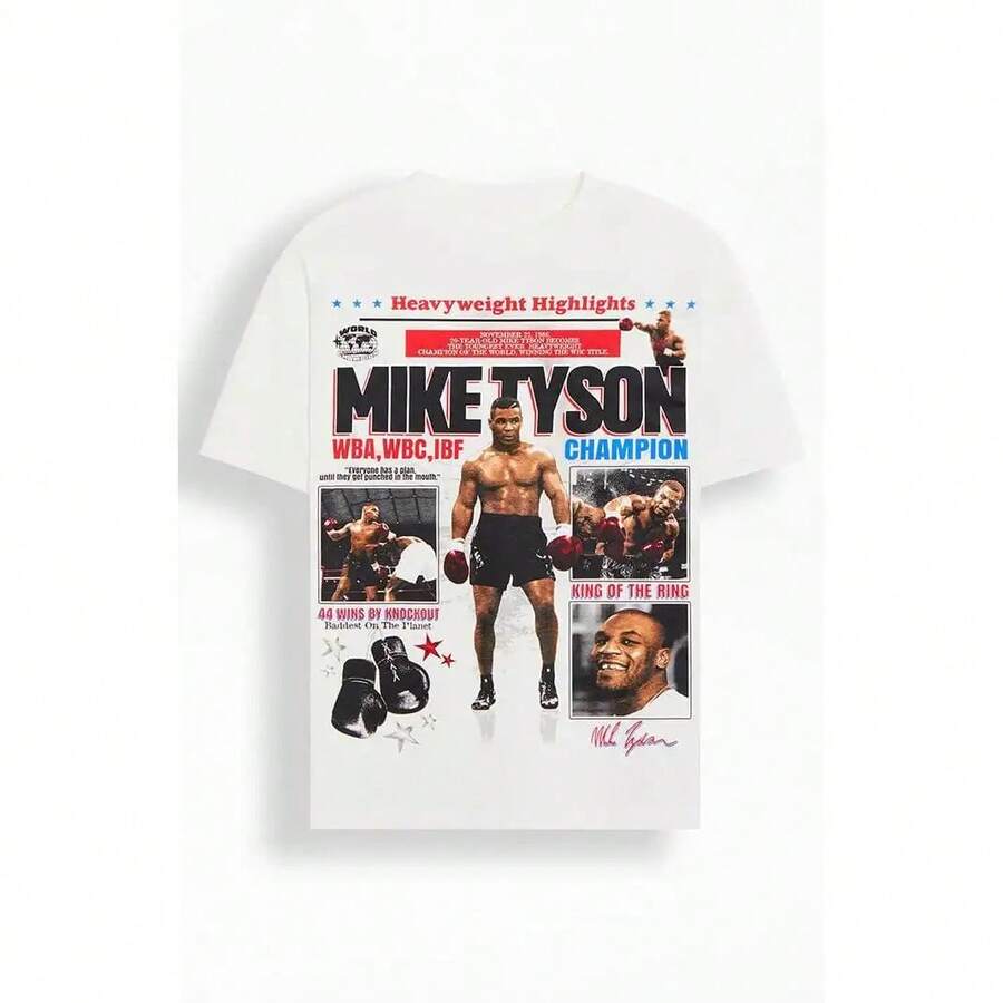 Camiseta PacSun Heavyweight Highlights para Hombre - Multicolor - Blanco - Ver 1