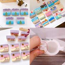 Tube Silicone Soap Molds, 6 Shapes Cylinder Soap Embeds Molds For DIY Craft, Heart, Flower, Round, Square, Cloud, Semi-Circle Soap Making Molds - Tube Soap Mold - View 4