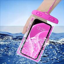 6/12/24Pcs  Phone Pouch With Lanyard Waterproof Multi-Color Storage BagConvenient Lanyard Design: Equipped With A Detachable Lanyard For Easy Carrying And Hanging, Perfect For Hands-Free Use During Outdoor Adventures Like Boating, Hiking, And Beach Trips. - Multicolor - View 12