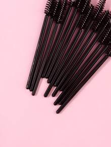 50PCS Reusable Eyelash Brushes & Eyebrow Brushes, Spoolie Mascara Wands, Multifunctional Lash & Brow Grooming Brushes, Professional Eye Makeup Tools For Beginners & Salon Use - Multicolor - View 8