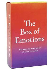 The Box Of Emotions - 80 Cards, Emotional Healing Card Game, 10.3X6cm Tabletop Game Cards, Romantic Healing, Suitable For Weddings, Music Festivals, Halloween, Christmas, Valentine's Day, Ramadan, Easter, April Fools' Day - 1pcs - View 6