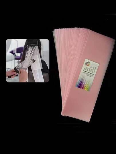 100pcs/50pcs Professional Hair Salon Grade Coloring Papers And Highlighting Papers, Suitable For Hair Dyeing, Bleaching, Perming And Coloring. High-Grade Highlighting Papers And Separation Strips, Designed Specifically For Professional Hair Salon Hairstyling