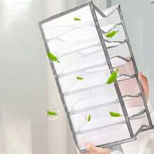 3Pcs Mesh Underwear Drawer Organizer Thickened Transparent Foldable Storage Box, Closet Wardrobe Organizer Bins For Bra Sock Panty Scarf Tie Belt Lingerie, Space Saving Home Storage Container For Bedroom Dorm - Multicolor - View 8