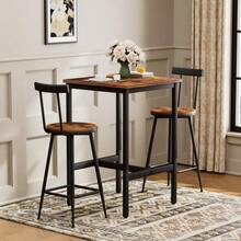 Dining Table & Chair Sets - Rustic Brown - View 4