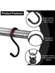 10pcs S-Shaped Multifunctional Hanging Hooks For Keys, Clothes, Hats, Bags, Kitchen, Bathroom - View 5