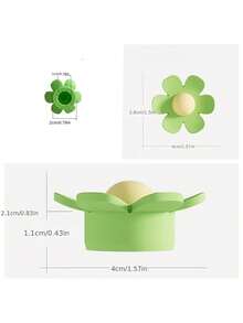 1/3 piezas Tapón de silicona para rebosadero del fregadero, tapón de rebosadero con forma de flor, fácil de instalar, adecuado para fregaderos de cocina y baño, evita el desbordamiento y la obstrucción (para orificio de drenaje de 2cm/0.78in) Suministros de cocina Accesorios de cocina Enviados al azar - Multicolor - Ver 5