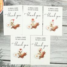 1pc/2pcs/5pcs Cute Dachshund & Daisy Flower Keychain, Comes With Greeting Card, Creative Pet Dog Car Pendant, Sausage Dog Charm, Thoughtful Gift For Friends And Family - Multicolor - View 6