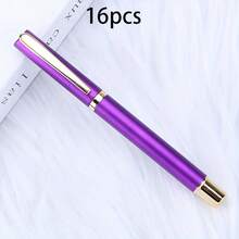 16pcs Customized Business Pens, Can Be Engraved With Names, Inspirational Quotes, Black Neutral Pens For Employees, Appreciation Gifts - Sets - View 6