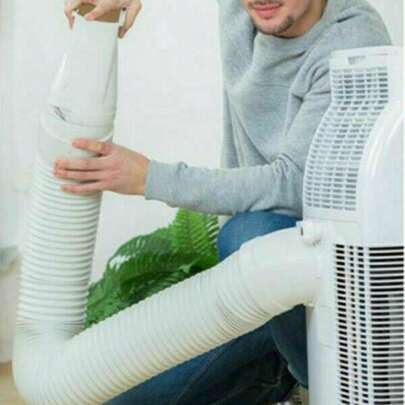 1.5M 2M 3M Flexible AC Exhaust Hose Universal Portable Air Conditioner Vent Pipe UK