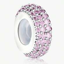1 pieza Brazalete/Pulsera con diamantes brillantes de moda, adecuado para hacer joyas DIY, accesorio diario para combinar con el atuendo de las mujeres - Cuentas 1 - Ver 15