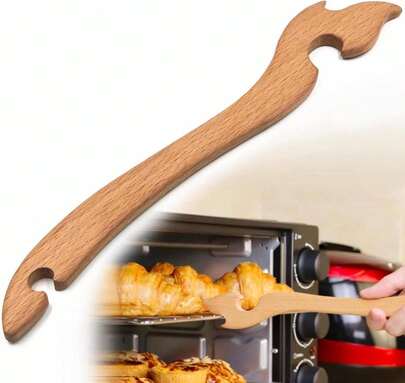 Shinelingee Oven Rack Puller - Push Pull Tool, Prevent Scalding, Pull Out Hot Racks Safely, Long Handle Toaster Oven Accessories, Suitable For Kitchen, Air Fryer