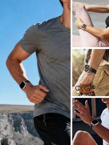 4条装，兼容表带，尺寸涵盖38mm、40mm、41mm、42mm、44mm、45mm、46mm和49mm。运动休闲风格，柔软透气的尼龙材质，采用魔术贴设计。兼容 Ultra/11/10/9/8/7/6/5/4/3/SE系列男女款表带。佩戴舒适便捷。 - 多色1 - 查看 9