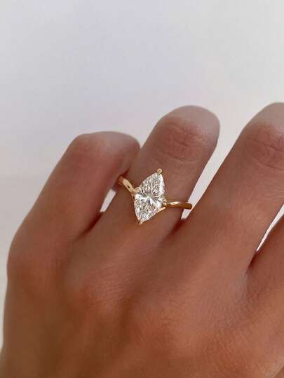 1 Pc Classic Vintage Horse Eye Zirconia 925 Sterling Silver Ring For Women For Parties And Dances Jewelry Girlfriend Anniversary Gift