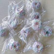 手工贝壳软玩具，超柔软减压玩具，创意美观，有效缓解无聊，小巧贝壳软球减压小玩意 - 彩色 - 查看 12