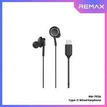 REMAX - RM-703A Type-C 有线耳机 - 黑色 - 查看 4