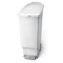 Simplehuman 40L Slim Plastic Step Trash Can - 綠色 - 查看 3
