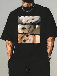 Men T-Shirts - Black - View 7