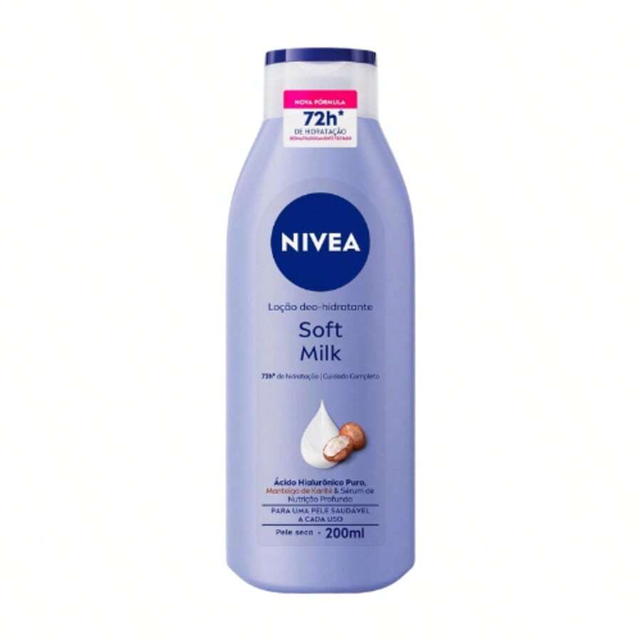 Nivea Soft Milk Moisturizing Cream 200ml 72h Intense Care - 200 ml - Ver 1