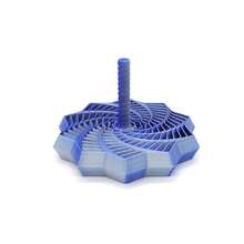 成人3D打印玩具 - 星形，分形六边形陀螺，带手柄，3D自由造型注意力玩具，彩色旋转螺旋设计，2026新款星形陀螺，可拉伸减压玩具 - 彩色 - 查看 20