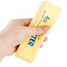 1个黄油棒减压捏捏乐玩具：柔软慢回弹，适合作为新年和生日礼物，缓解焦虑。 - 彩色 - 查看 1