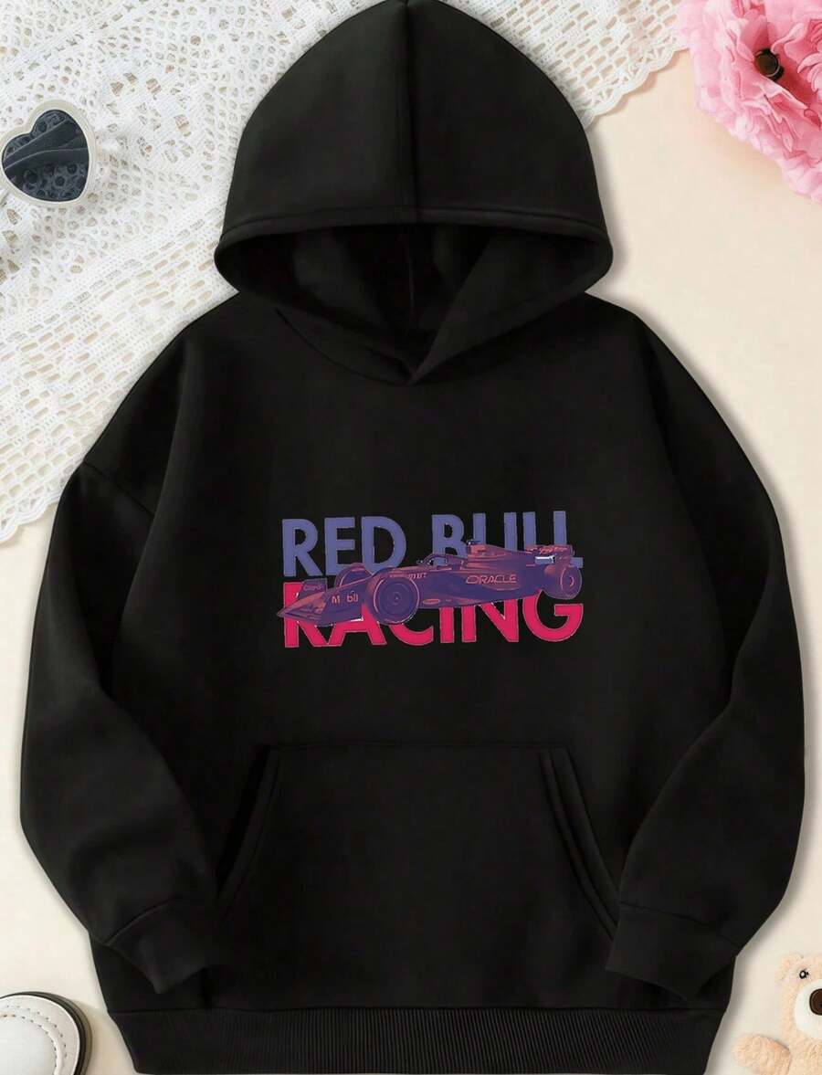 WeStyle Hub St Pattys Day Outfit Men's  Hoodies T Race Car Race Team Hoodie  Cotton Hoodie For Mensupple - 黑7 - 查看 1