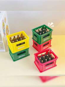 卡通啤酒瓶起子，创意磁性冰箱贴，3D立体酒盒瓶起子，瓶盖起子，开瓶器，开瓶器，开瓶器 - 多色 - 查看 4