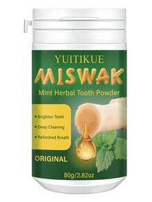 80克薄荷草本牙齿美白粉，温和薄荷清新，保护和增强牙釉质，敏感牙齿护理，日常口腔卫生 - 薄荷草本牙粉 - 查看 11