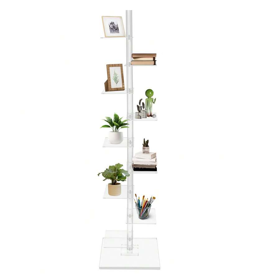 YUNRUX Bookcases - White - View 1