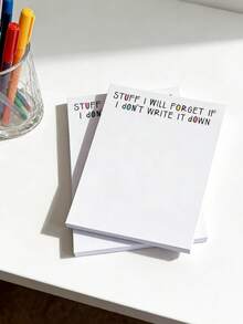 50 Sheets/Set Cute Thick Memo Pad, Random Style Sticky Notes, Notebook, Stationery, Creative Gift - one-size - View 15