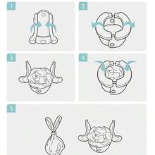 Foldable Children's Potty, Portable Kids Urinal With Banana Cushion, Unisex Baby Travel Car Toilet, Foldable Infant Potty Chair - Multicolor - View 4