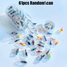 21/61/91pcs Random Canned Transparent Capsule 3D Unique Cute And Interesting Character Statue Set Mini Character Statue Miniature Scene Character Model Perfect Prop For Micro Landscape, Unique Thanksgiving Christmas Gift - Capsule Filling - View 13