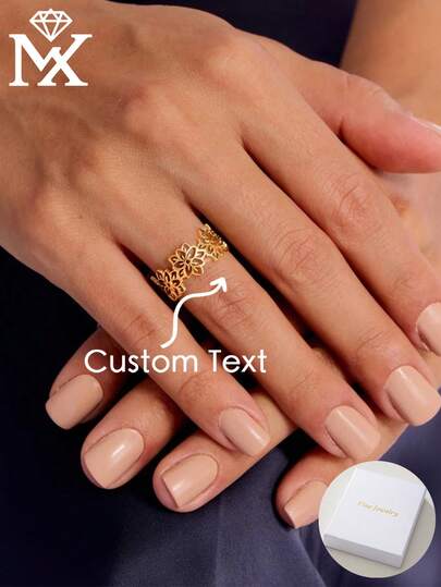 Bague délicate de fleur de naissance, bague de fleur de naissance, bijoux de fleur de naissance, bague de fleur de naissance personnalisée, cadeau de fleur de naissance pour l'amant