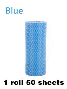 1Roll (50pcs) Reusable Disposable Kitchen Cleaning Cloth, Bathroom Cleaning Cloth, Tearable Cleaning Cloth, Disposable Kitchen And Bathroom Cleaning Towels, Polyester Non-Woven Fabric, Multi-Purpose Square Wet Wipes - Convenient And Effective Utensil And Surface Cleaning Cloth, Stove Cleaning Cloth, Suitable For Home, Kitchen, Dining Room, Bathroom, Room, Car Detail Cleaning, Cleaning Supplies, Cleaning Tools - Striped Cleaning Cloth - View 13