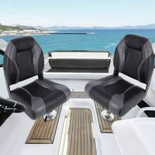 Cabin Seats - Black and Gray Color Blocking, Thickened Version - View 5