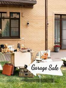 6 biển báo mũi tên bằng nhựa trơn có chân đế - Chống gió và bền chắc, thích hợp cho tiệc ngoài trời, đám cưới, hướng dẫn đỗ xe, trang trí ngày lễ đa năng, không cần nguồn điện, thiết kế tối giản, xây dựng, lập kế hoạch sự kiện, biển báo mũi tên màu trắng, biển chỉ dẫn, biển cấm đỗ xe trong đám cưới (Bộ 1/3/6 chiếc) - A - Xem 5