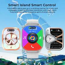 Smartwatch che combina stile e funzionalità: display HD da 1,9", attivazione dello schermo con movimento del polso, chiamate Bluetooth e giochi casual divertenti. Con contapassi reale, varie modalità sportive e costruzione in materiale, è il compagno perfetto per l'uso quotidiano e l'attività fisica per tutti. - Visualizzare 4