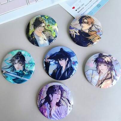 Những chiếc ghim cài áo hình daomu Biji đôi này được chế tác tinh xảo với hình in rõ nét, làm từ chất liệu cao cấp bền chắc. Kiểu dáng thời trang và nhẹ, rất thích hợp để trang trí túi xách, quần áo và phụ kiện hàng ngày.