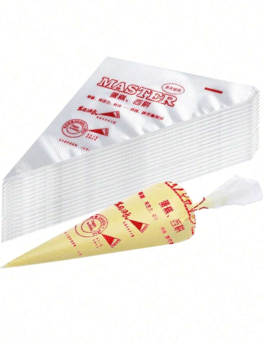 100 Pieces Clear Disposable Baking Bags, Suitable For Decorating Homemade Cakes, Macarons, Cookies And Pastries - View 1