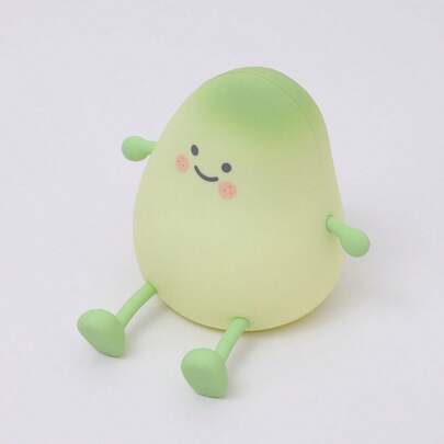 Luz nocturna con forma de mango, lámpara de mesa LED recargable con atenuación táctil y cambio de color, brillo cálido para decoración del dormitorio y el hogar