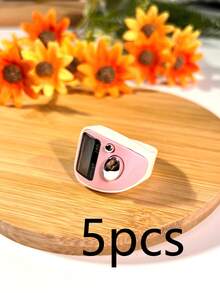 Contador de anillo digital LED silencioso, herramienta de conteo de cuentas de oración islámica, contador portátil preciso - Multicolor - Ver 19