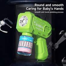 1 Bộ Máy Tạo Bong Bóng Tự Động Bằng Điện, Đồ Chơi Ngoài Trời Di Động Cho Tiệc Cưới, Quà Tặng Sinh Nhật (Không Bao Gồm Dung Dịch Tạo Bong Bóng và Pin), Súng Bắn Bong Bóng Điện (Một số Phụ Kiện, Màu Sắc, Chữ Viết, Họa Tiết, Hình Dạng Có Thể Ngẫu Nhiên) - Nhiều màu - Xem 6