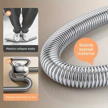 Universal Kitchen Sink Drain Pipe Set, Suitable For Single/Double Sinks, Flexible Composite Pipe, Anti-Clogging With Overflow Hole - A - View 3