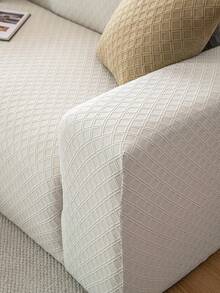 1 tấm bọc ghế sofa 3D chống thấm nước, thiết kế màu trơn, bảo vệ ghế sofa, trang trí ngày lễ, độ co giãn cao, phủ toàn bộ ghế sofa, phù hợp với ghế sofa 1/2/3/4 chỗ ngồi. - Màu Xám nhạt - Xem 9