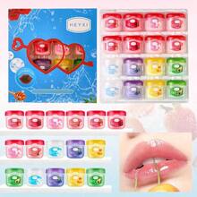 8-Piece Lip Mask Set, Day And Night Use, Lip Care Set, Lip Balm - Multicolor - View 3