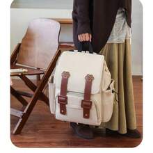 Mochila de gran capacidad con compartimento aislado para botellas, mochila práctica para maternidad (mujer) - Multicolor - Ver 1