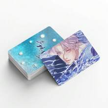 60pcs Cards + 32pcs Stickers, Korean Cartoon Cards, Pearl Boy Cards, Celebrity Photo Cards, Scrapbooking Stickers, Greeting Cards, LOMO Cards - Multicolor - View 3